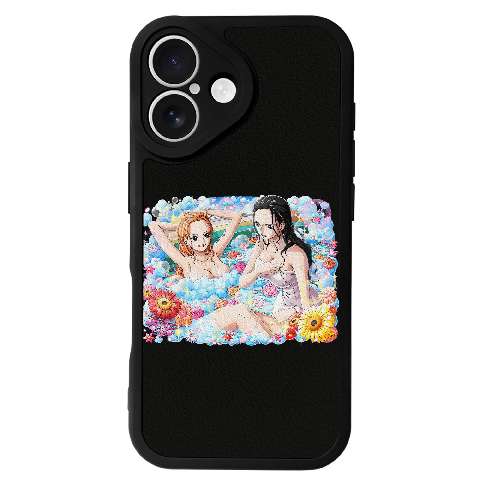 （画像用） ワンピース ニコ・ロビン ONE PIECE Nico Robin 【iPhone 16シリーズ対応】シリコンスマホケース（レザー調） 材質：シリコン